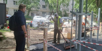 В Вологде на улице Архангельской завершается строительство нового детского игрового комплекса - Региональное Агентство Новостей
