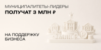Муниципалитеты-лидеры получат 3 млн рублей на поддержку бизнеса - Инвестиционный портал