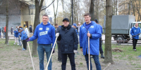 Сегодня, в общегородской День благоустройства, в Кировском районе прошел Добрый субботник - Кировский район