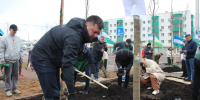 В Уфе в рамках акции «Зелёная Башкирия» высадили более 2,5 тысяч насаждений - Башинформ