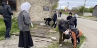 Трудовой десант в Адильянгиюртовской школе - Бабаюртовские вести