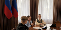 В Администрации города состоялся телемост «Луганск – Челябинск — Москва», посвящённый 40-й годовщине катастрофы на Чернобыльской АЭС - Город Луганск