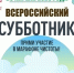 Всеросийский субботник. - Тарское городское поселение