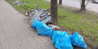 На Грабцевском шоссе после ремонта крыши оставили мусор - Калужский перекрёсток
