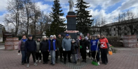 Субботник в Касимове - Центральная библиотека