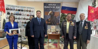ОТКРЫТИЕ ВИТРИНЫ ПАМЯТИ ЛИКВИДАТОРАМ АВАРИИ НА ЧАЭС - Город Донецк