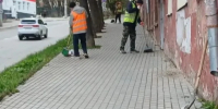 На улице Салтыкова-Щедрина провели уборку - Калужский перекрёсток