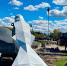 В Светлом устанавливают въездной знак с «гротескной» чайкой (фото) - NewKaliningrad.Ru