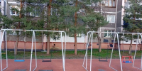 В Курске восстановили качели на Герцена - Городские Известия