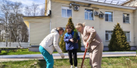 В преддверии Праздника Весны и Труда в Тверском филиале прошел субботник - Тверская МВЛ