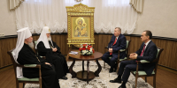 Святейший Патриарх Московский и всея Руси Кирилл и губернатор Вениамин Кондратьев обсудили вопросы сохранения и развития православия на Кубани - Газета Призыв