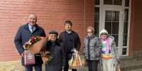 Поздравление с Днем рождения ветерана Великой Отечественной войны - Городская Дума