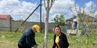 Мария Лиджиева приняла участие в субботнике в Центре социальной адаптации - Городская Дума