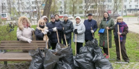 Общественная палата Самары провела субботник на бульваре Золотарева - Администрация городского округа Самара