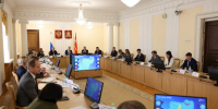 глава Руднянского муниципального округа Юрий Иванович Ивашкин принял участие в рабочем совещании с членами Правительства Смоленской области - фото - 2 - Руднянский район
