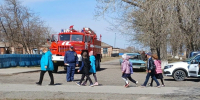 В образовательных учреждениях Хорошинского и Студёновского ТП прошли учения по безопасности - Карасукский район