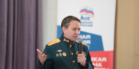 Участник СВО Эльдар Шарипов провел «Урок мужества» в школе № 1550 - Единая Россия
