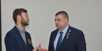 Андрей Дьяченко провел Урок Мужества в ВИЭСУ - Городская Дума