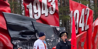 Знамя Победы передали из Идрицы в Беларусь - Псковская правда