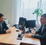 Председатель облизбиркома Роман Скиндерев и глава Лебяжьевского муниципального округа Андрей Михайлов обсудили избирательные кампании, которые пройдут на территории муниципального образования в этом году - Избирательная комиссия