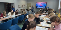 В преддверии 9 Мая студенты группы Ю9‑12‑25 приняли участие в ежегодной акции «Диктант Победы» - Филиал МГЮА им. О.Е. Кутафина в г. Вологде