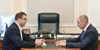 Виталий Хоценко провел рабочие встречи с главами Саргатского и Азовского районов - Правительство Омской области