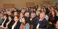 В доме культуры «Юбилей» села Коноково состоялось торжественное вступление в должность избранного главы Коноковского сельского поселения Максима Викторовича Рабочего - Успенский район