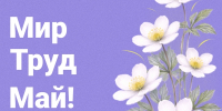 Поздравляем с 1 мая! - Лысьвенский филиал ПНИПУ