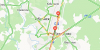 Трасса в Обнинске встала в пробке - Калужский перекрёсток