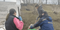 Городской субботник - Управление соцзащиты населения