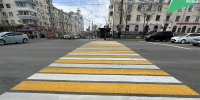 На дороги Хабаровска наносят долговечную светоотражающую разметку - Газета Хабаровские вести