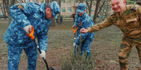 Университет присоединился к масштабной акции по благоустройству города - Санкт-Петербургский университет ФСИН России