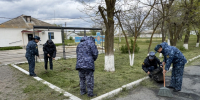 В КП-3 УФСИН Калмыкии прошел традиционный весенний субботник - УФСИН