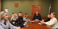 УФСИН России по Тульской области прошла рабочая встреча с представителями министерства труда, министерства социальной защиты и Управления Федеральной службы судебных приставов региона. - УФСИН