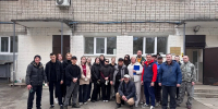 Курсанты Пермского института ФСИН России провели уборку территории Социальной гостиницы - Пермский институт ФСИН России