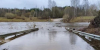 В Гаврилово-Посадском районе подтопило мост из-за подъема воды в реке Нерль - Сетевое издание Ивановские новости