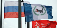 Знамя Победы в пятый раз развивается на здании Правительства Иркутской области - ИА ИркСиб