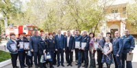 В День пожарной охраны России астраханским спасателям вручили награды - Астрахань 24