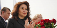 К стелле «Казань – город трудовой доблести» возложили цветы ветераны и власти Татарстана - ИА Татар-информ