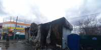 Автосервис сгорел на улице Деловая в Нижнем Новгороде - Время Н