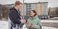 В городе-герое Мурманске стартовала Всероссийская акция «Георгиевская ленточка — 2026» - Арктик-ТВ