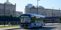 Электробусы вышли на маршрут № 155 в четырех округах Москвы - M24.Ru