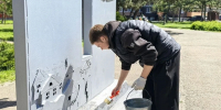 Юные азовчане включились в подготовку города к 81-й годовщине Великой Победы - Газета Приазовье