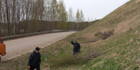 Сотрудники Пушкинского заповедника расчистили склоны городища Велье к летнему сезону - Pln-Pskov.Ru
