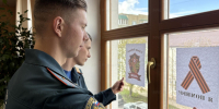 Курские спасатели присоединились к акции «Окна Победы» - РИА Курск