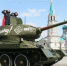На Соборной площади омичи смогут увидеть легендарный танк Т-34 в День Победы - 12 канал