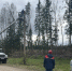 Электроснабжение восстановлено более чем в 90% пострадавших от непогоды населенных пунктов Калужской области. - Сухиничский район