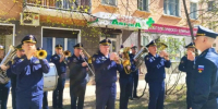Первый парад прошел у дома ветерана Ивана Федосеева - ГТРК