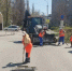 Сотрудники управления благоустройства перешли на работы горячим асфальтом - Город Липецк