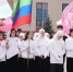 В Махачкале прошла торжественная церемония поднятия Знамени Победы в рамках акции «Равнение на флаг» - Минмолодежи